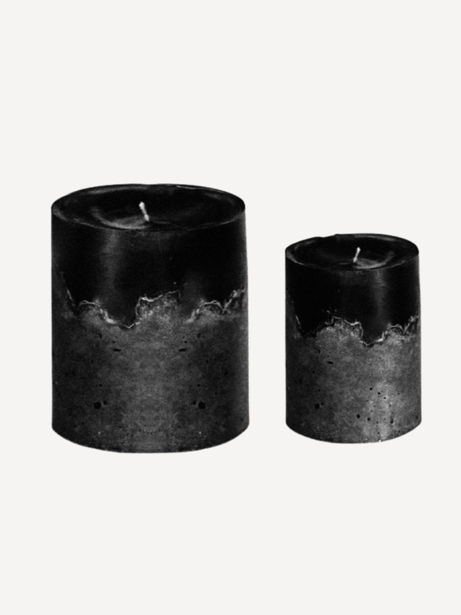 Vetiver Black Concrete Candle