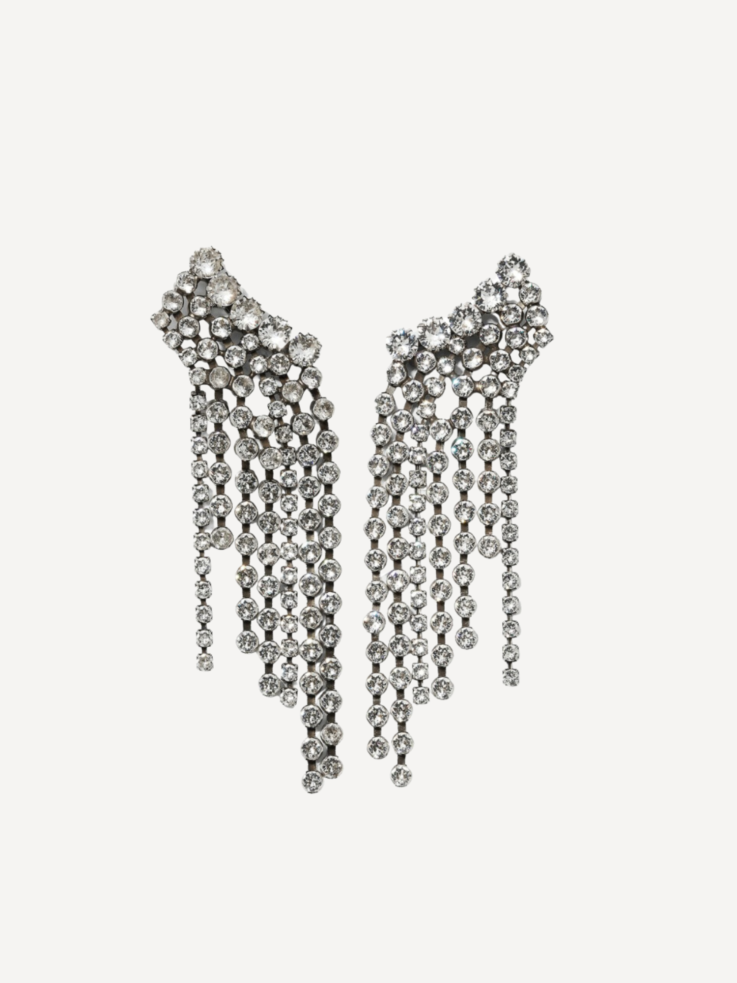 Boucle d'Oreill Earrings Transparent/Silver