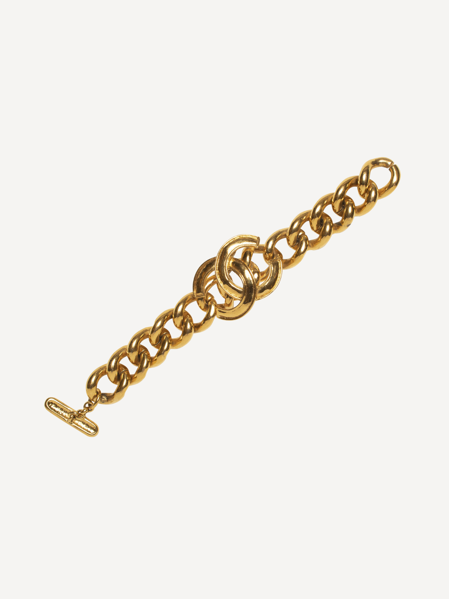Chanel CC Large Bracelet Gold