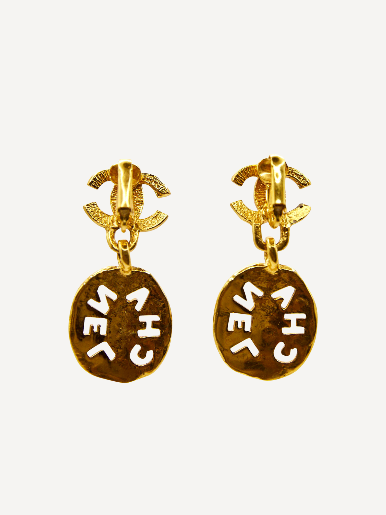 Chanel Letter Earrings