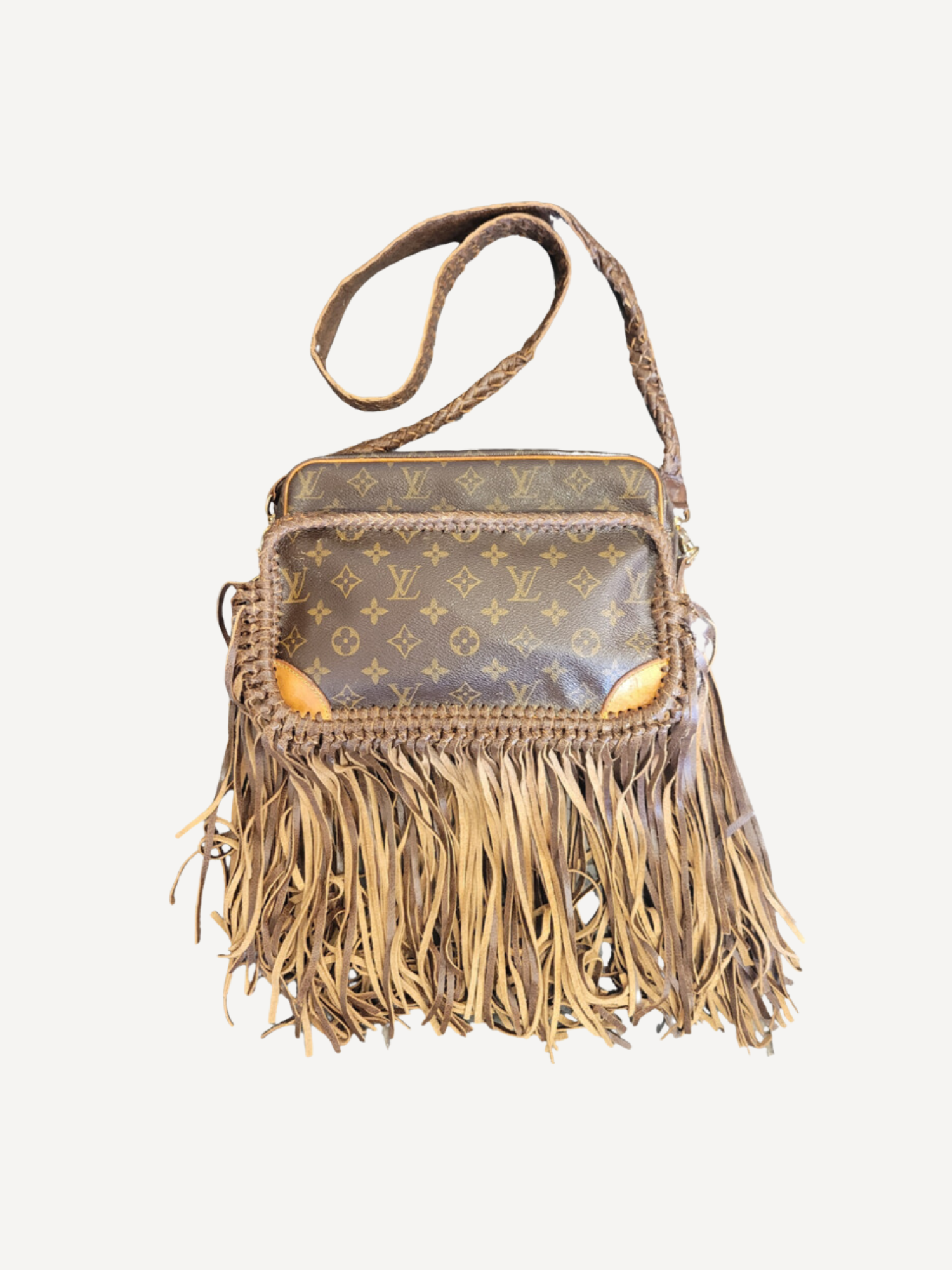 Louis Vuitton Vintage Crossbody Double Zipper