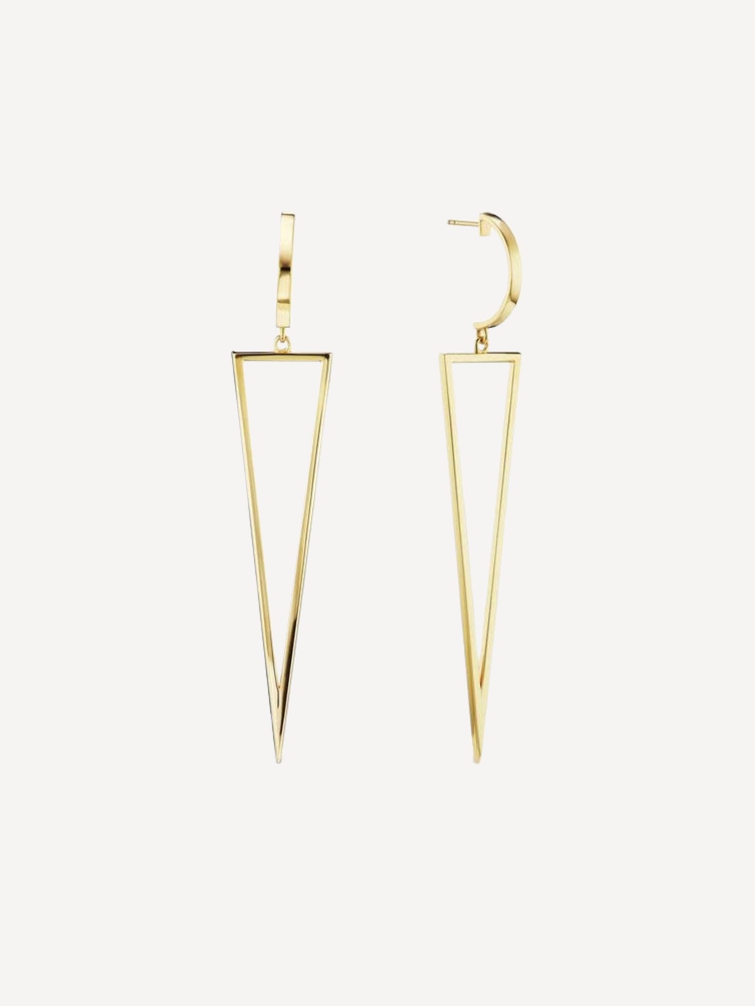 Magnum Arrow Earrings Yellow Gold