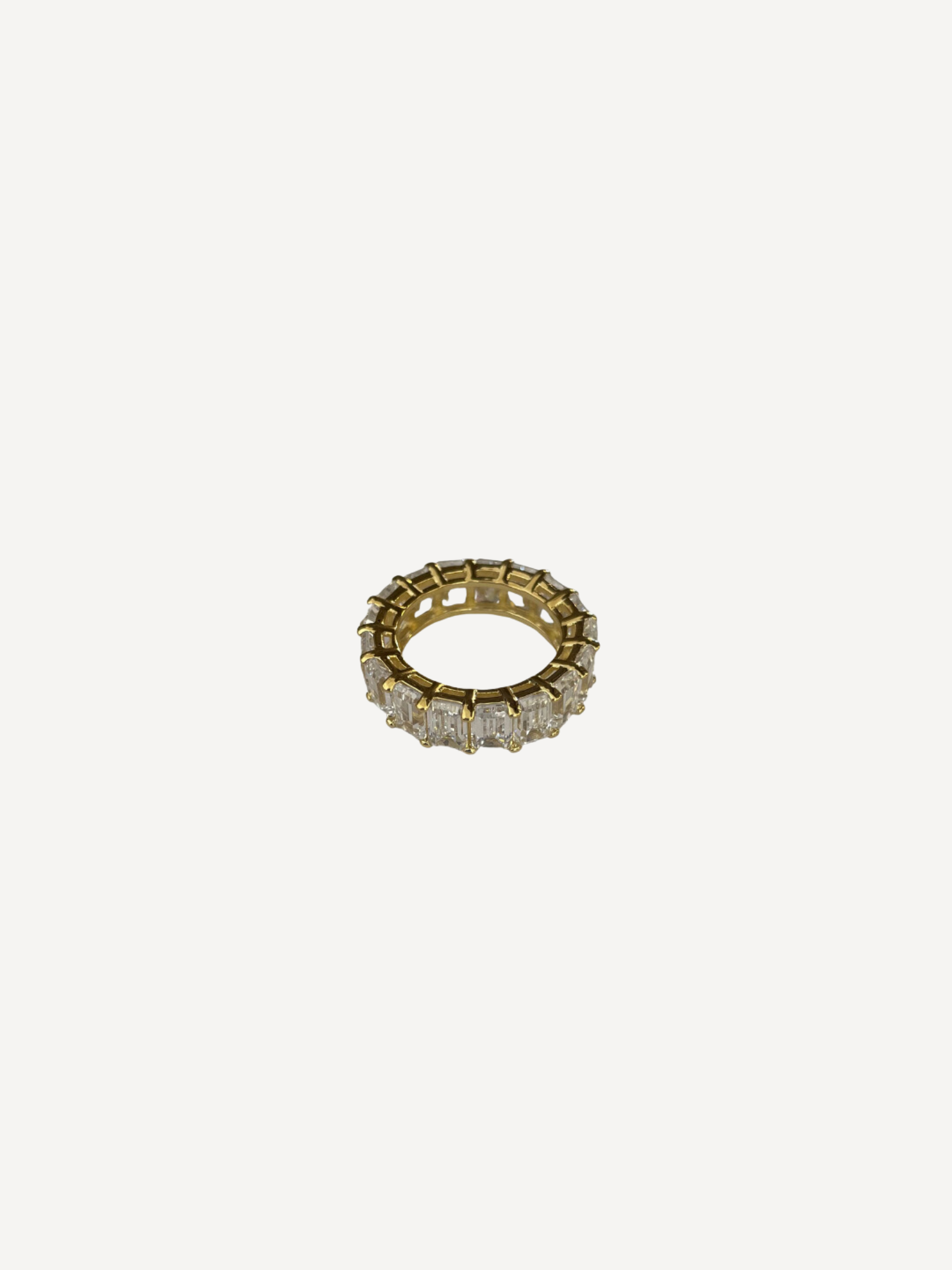 Gold Baguette Eternity Ring