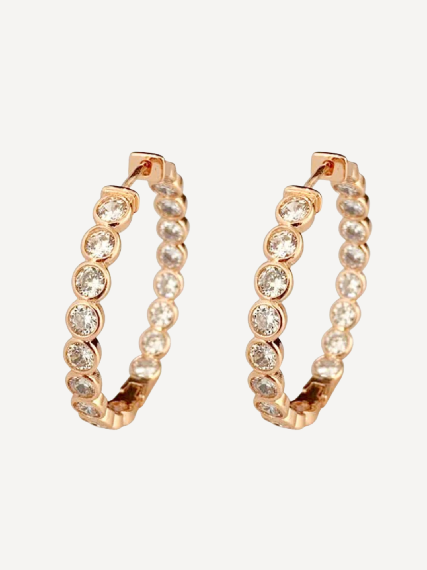 Kate Petite Rose Gold Earrings