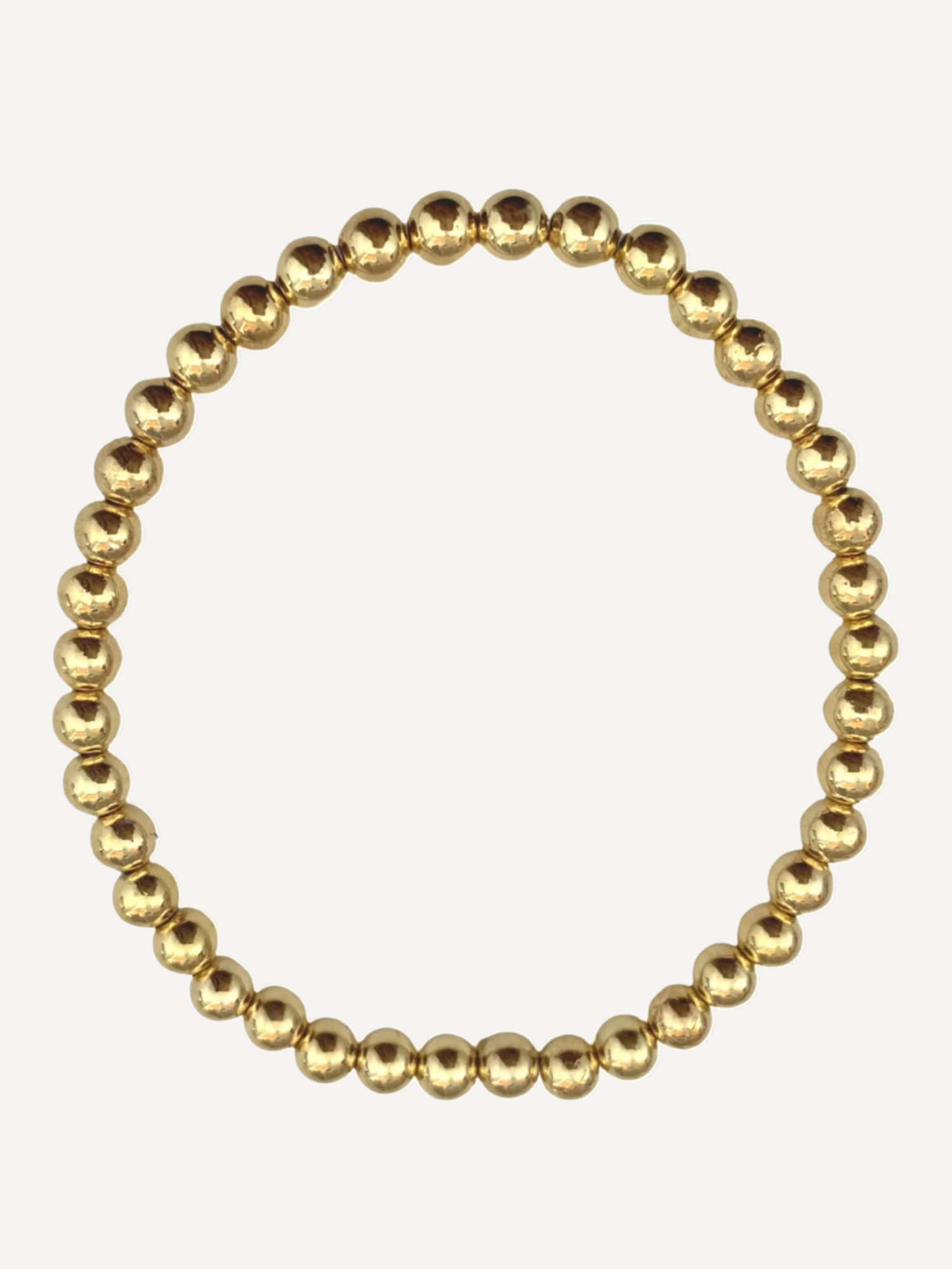 Gold Bead Elastic Bracelet