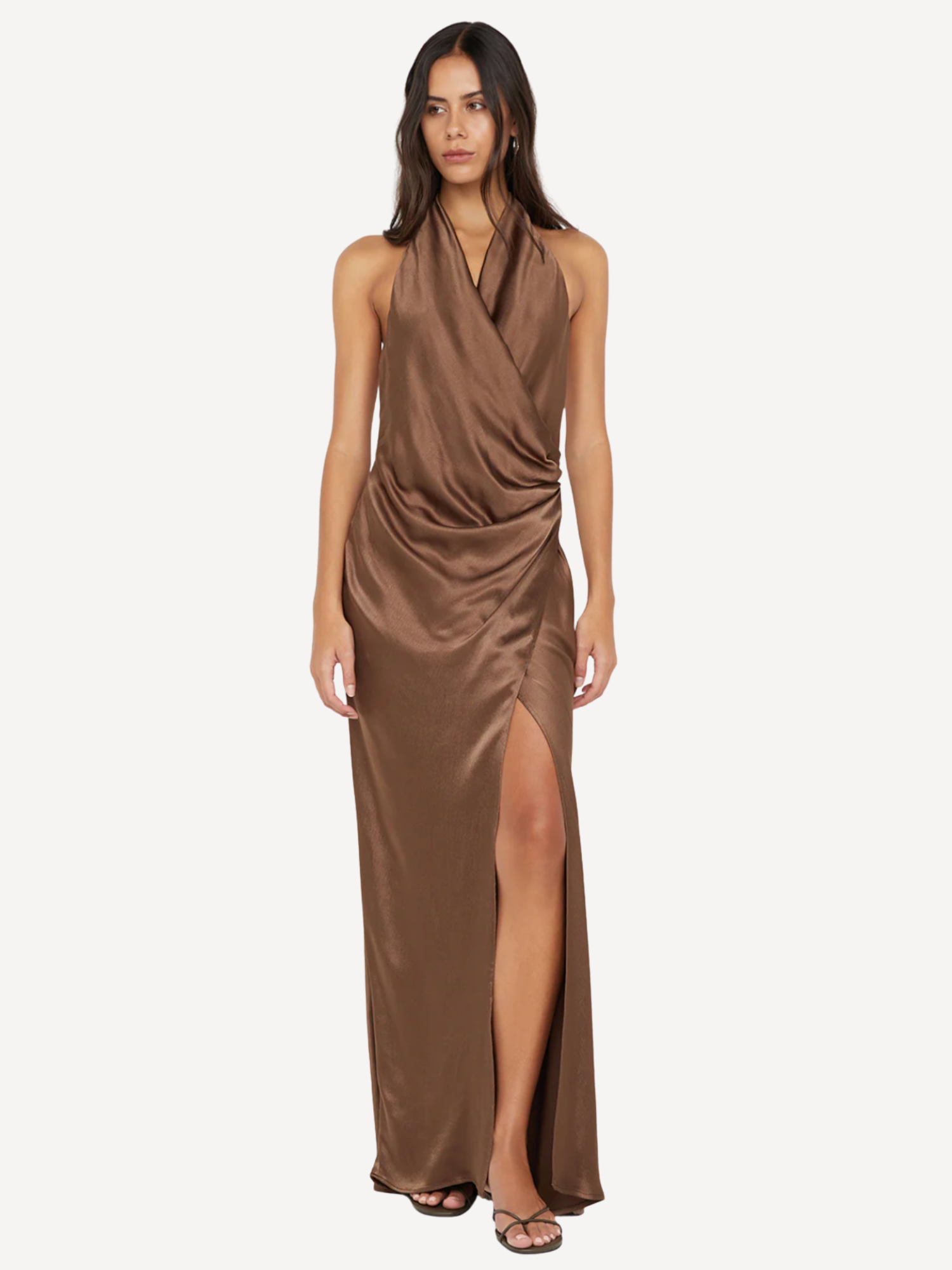 Elisia Wrap Maxi Dress