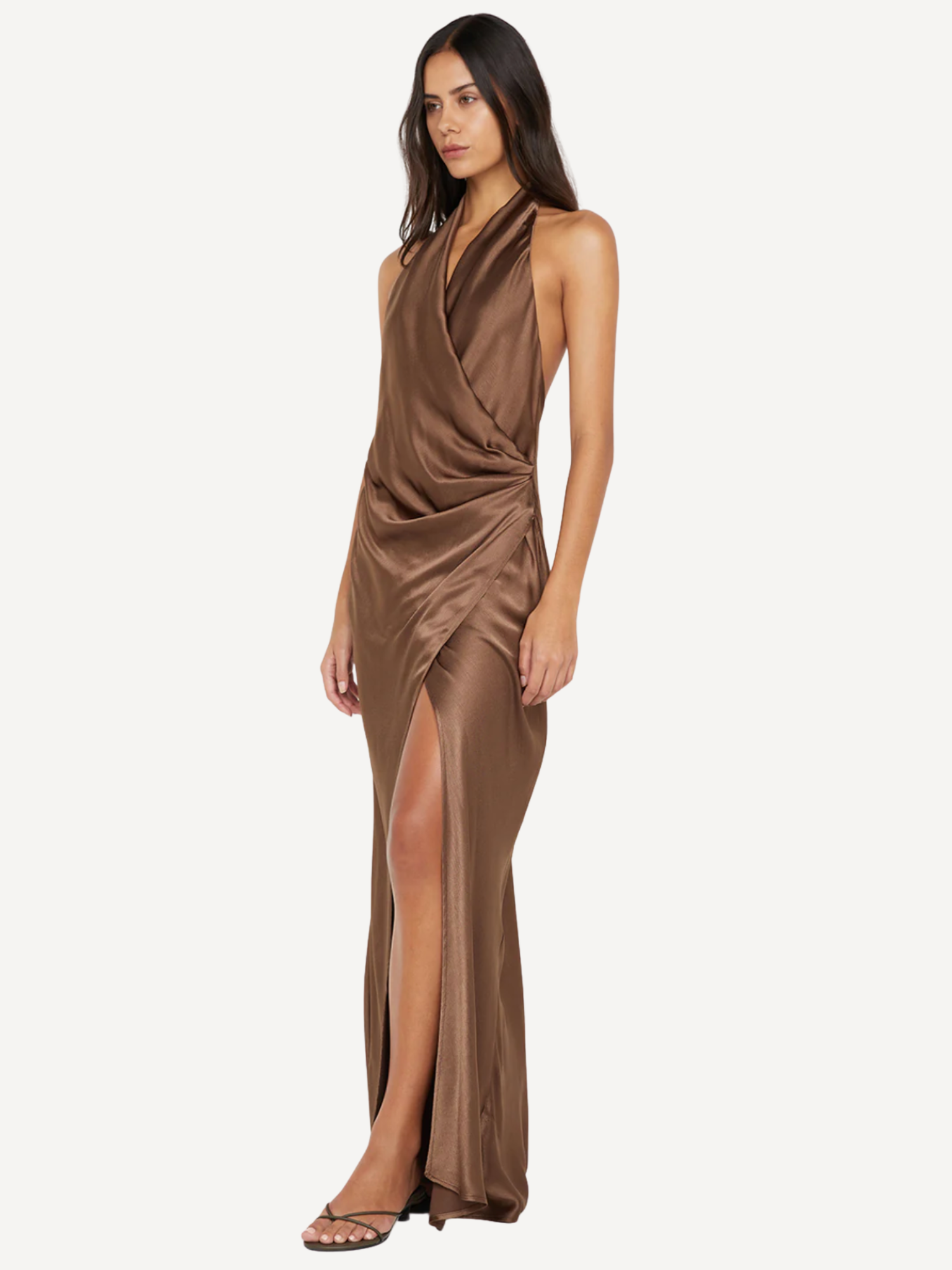 Elisia Wrap Maxi Dress