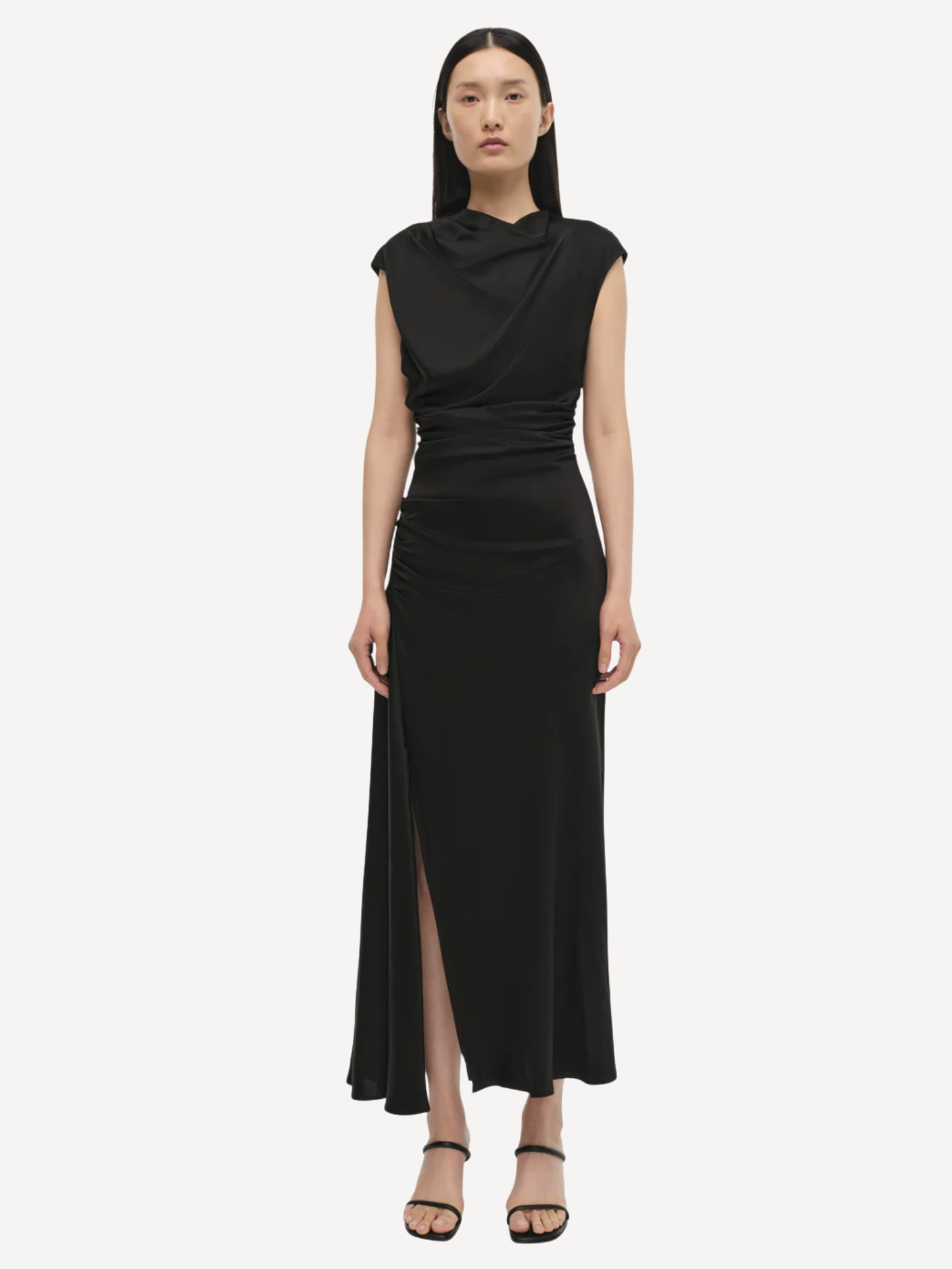 Burke Draped Midi Dress