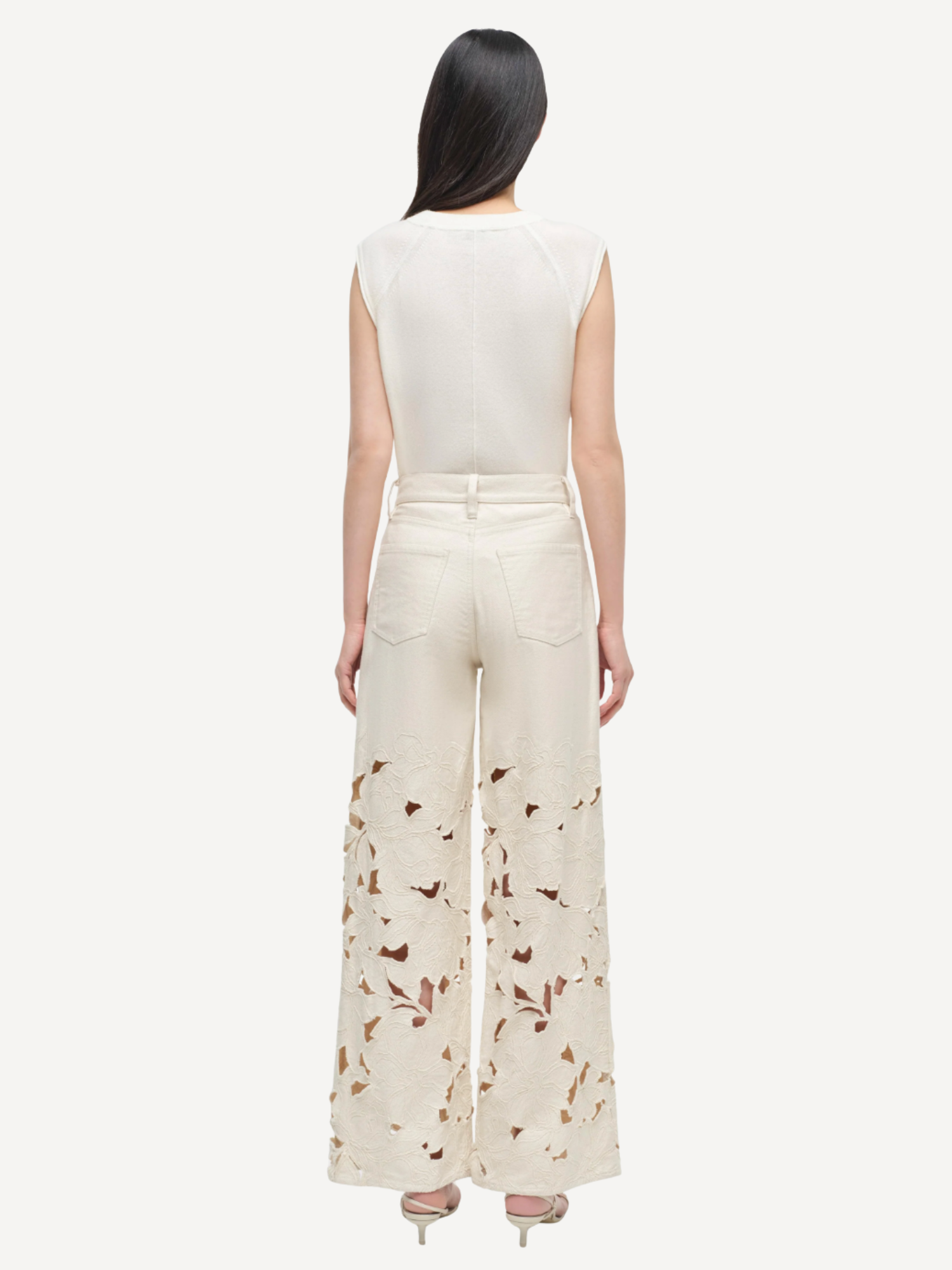 Betty Floral Cut Out Jean