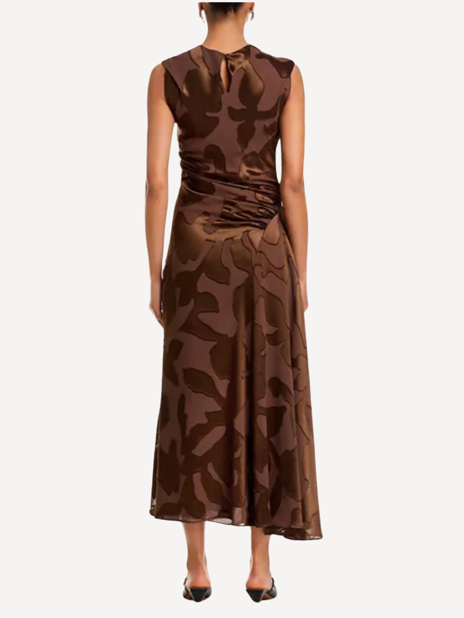 Burke Draped Midi Dress