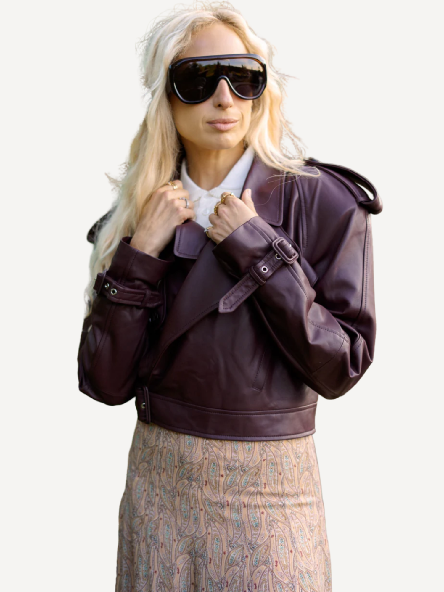 JOJO Leather Shorty Jacket