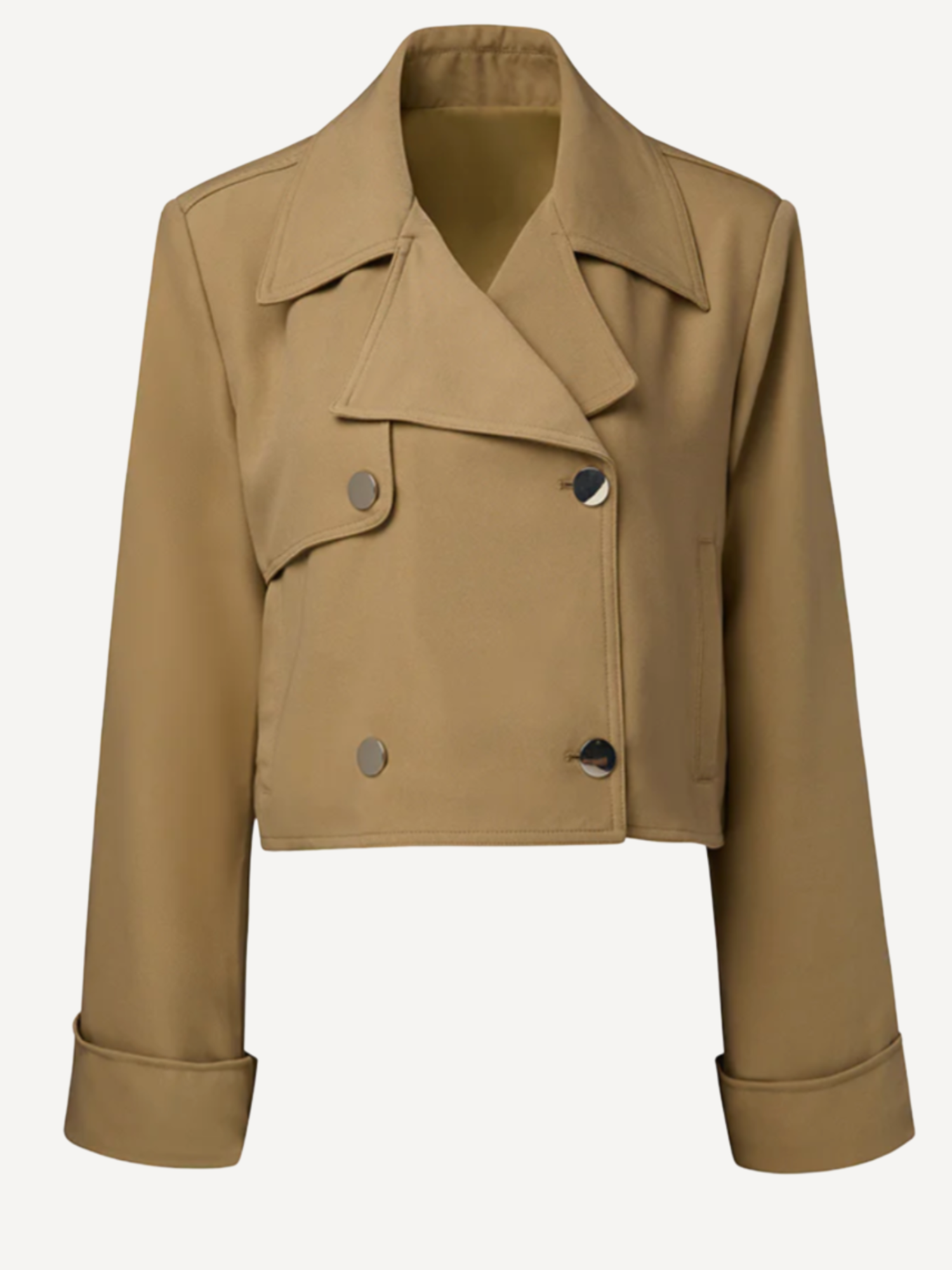 Cropped Trench Coat