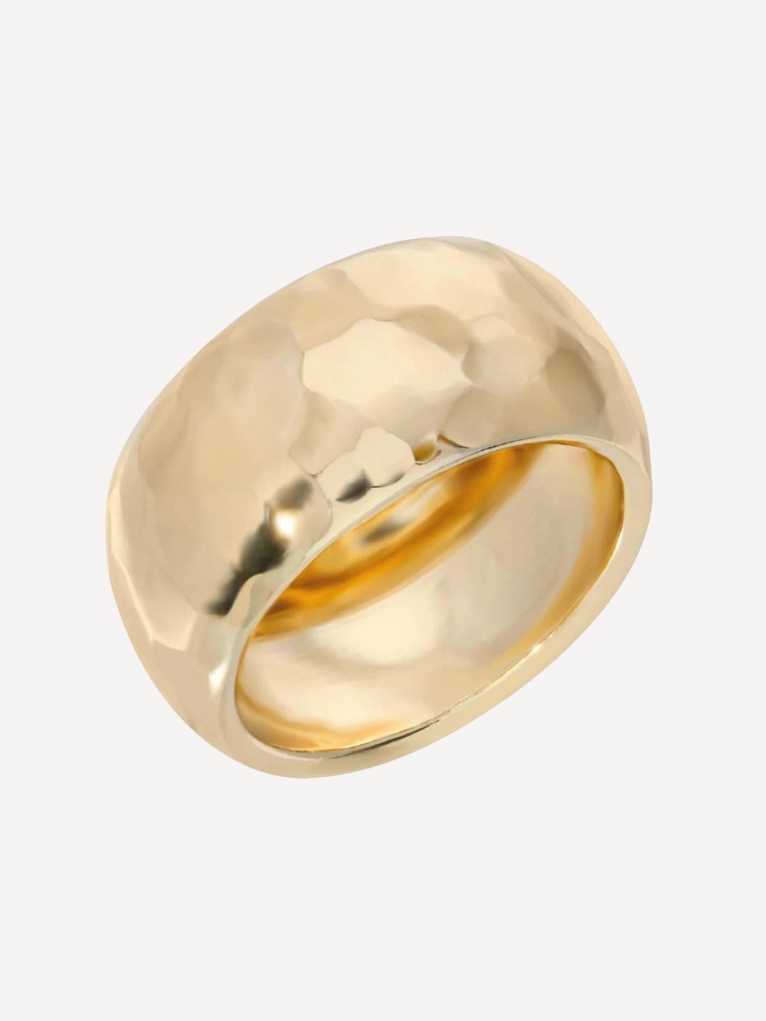 Hammered Domed Ring