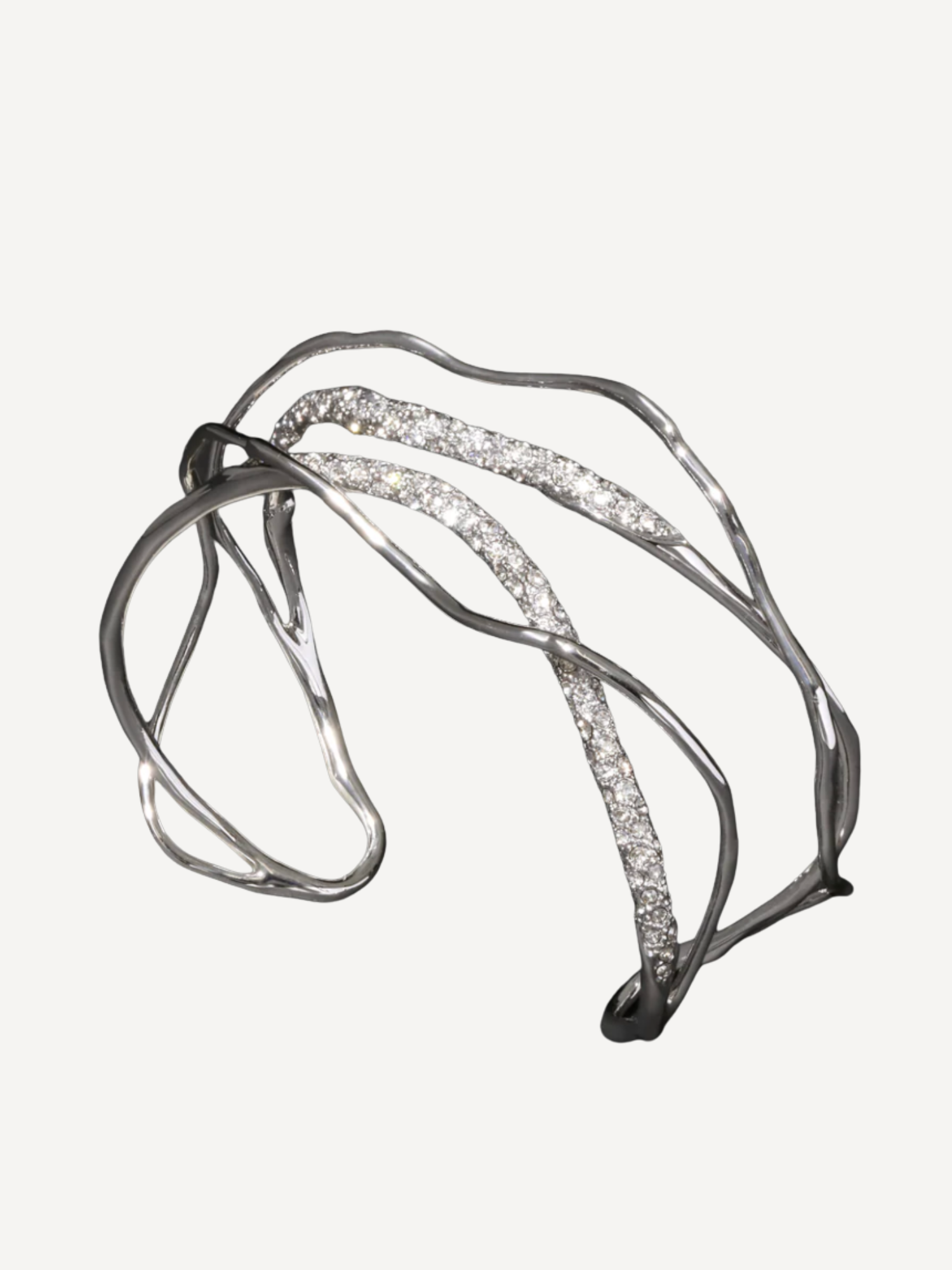 Solanales Crystal Cuff Bracelet