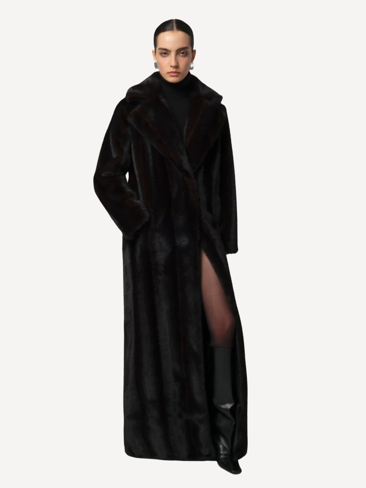 Gabrielle Shaved Mink Coat