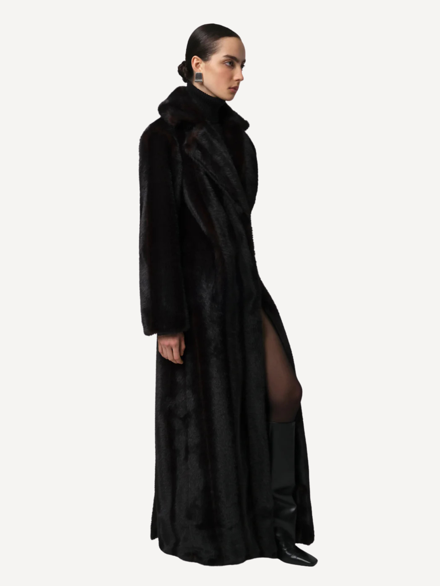 Gabrielle Shaved Mink Coat