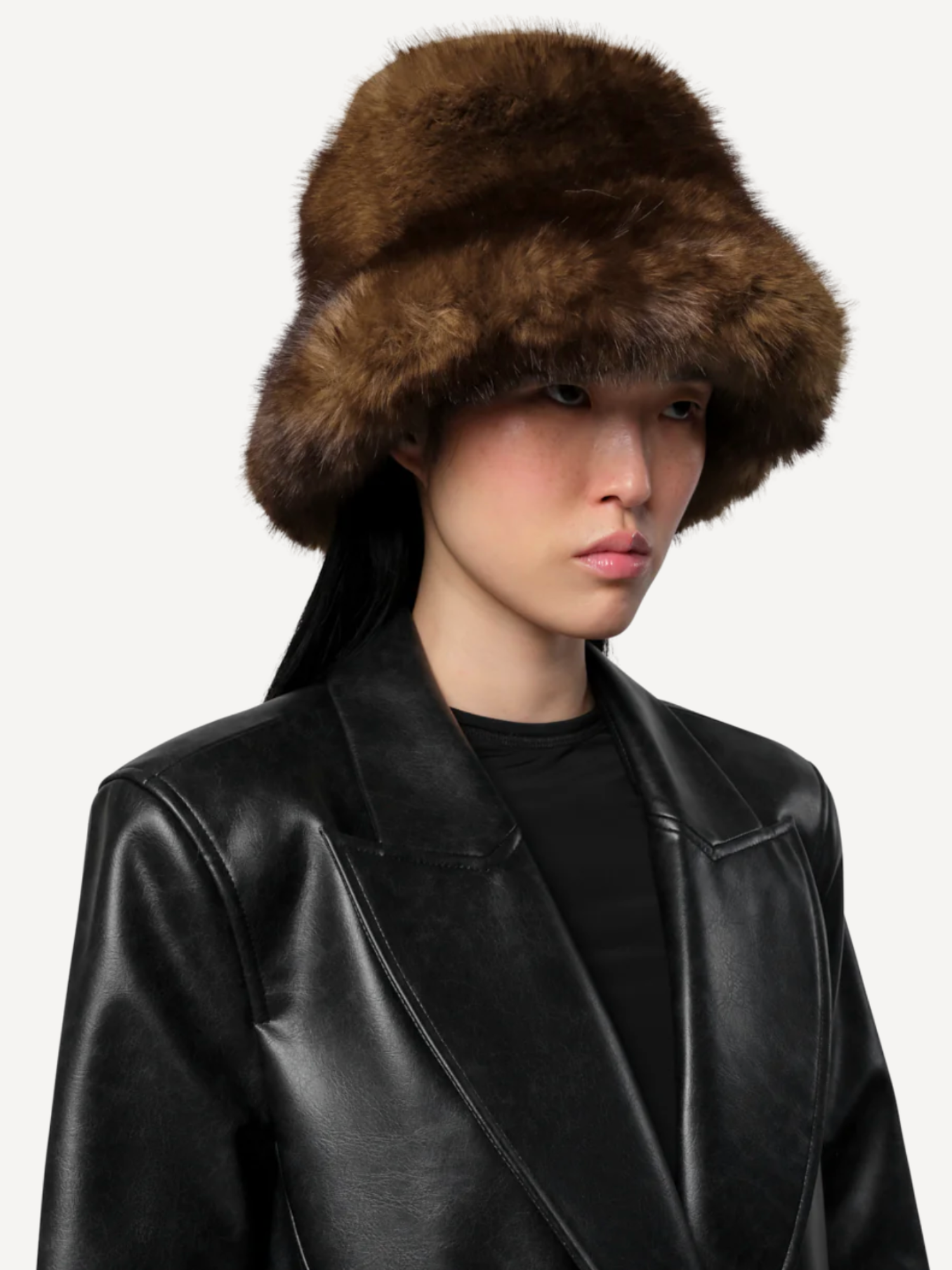 Gilly Mink Bucket Hat