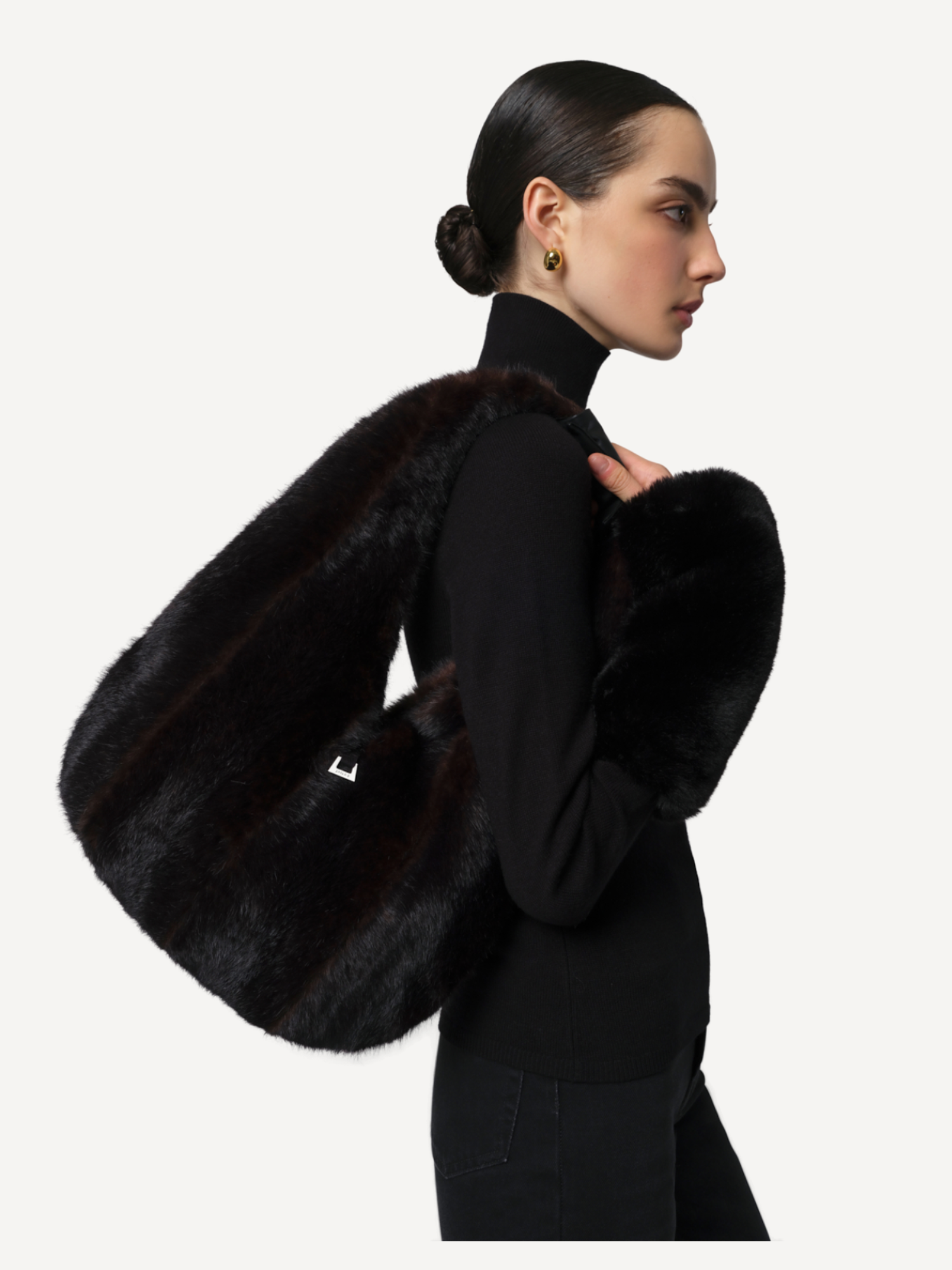 Colette Shaved Mink Bag