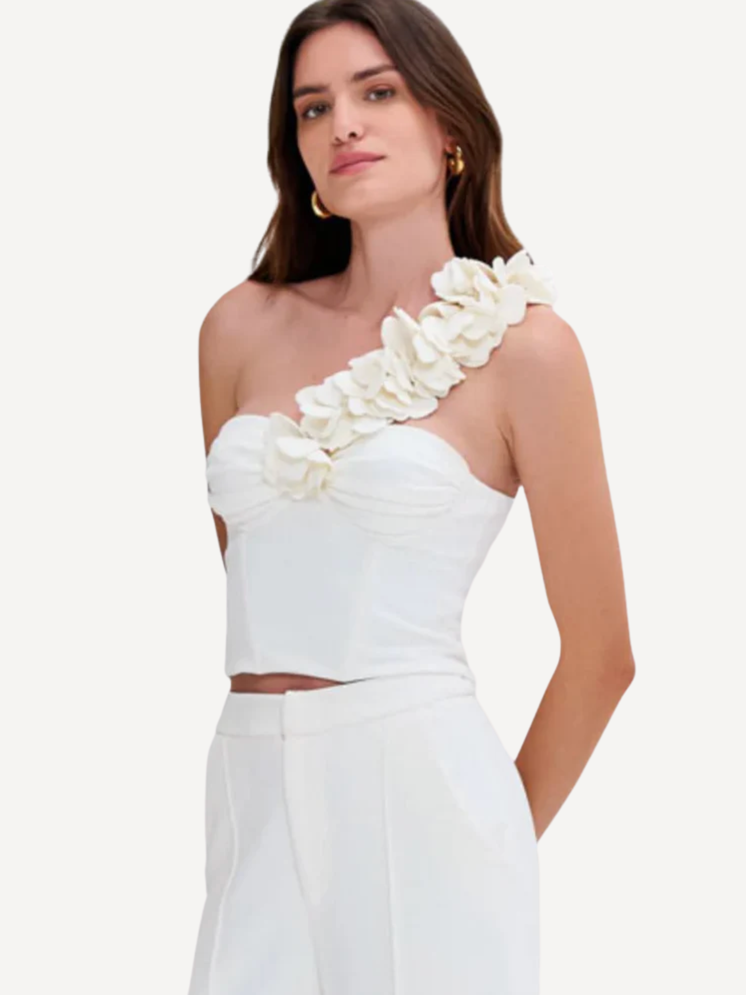 Merian Knit One Shoulder Top