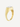 Marquise East West Bezel Pinky Ring Yellow Gold