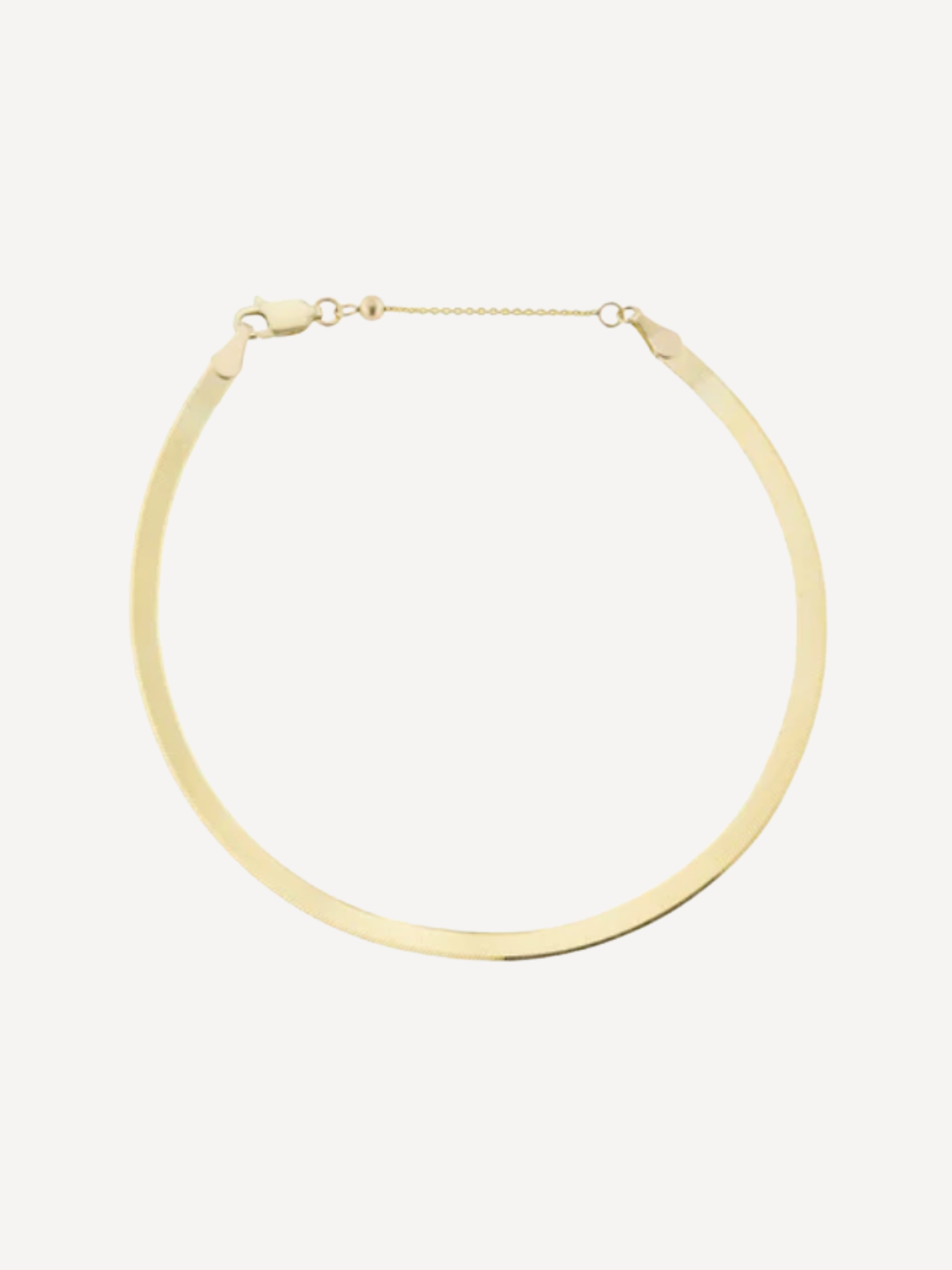 Liquid Gold Herringbone Necklace