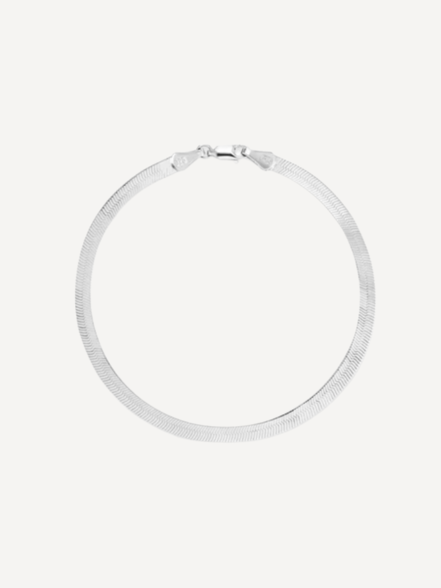 Herringbone Bracelet Sterling Silver