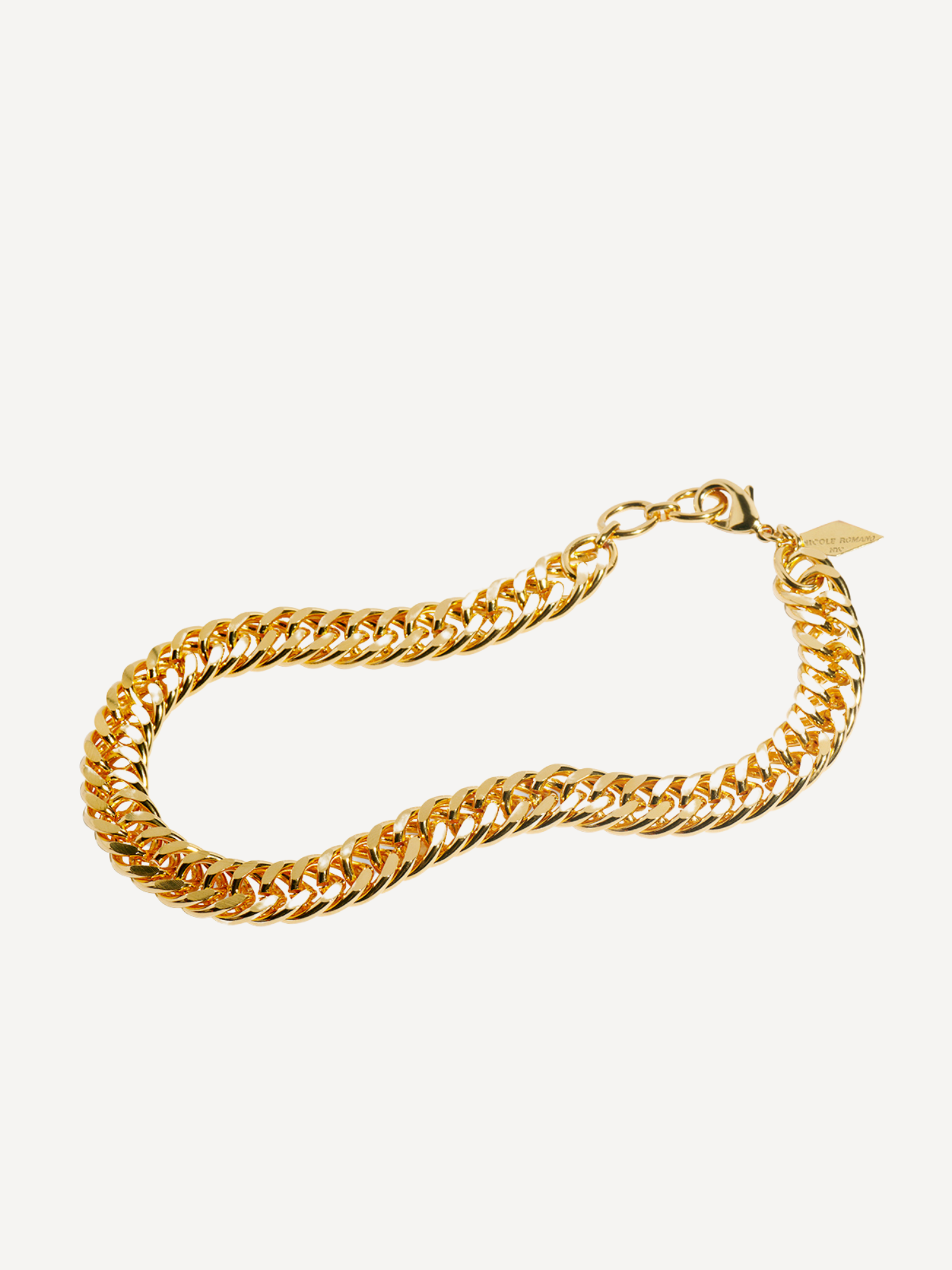 Nove Oversized Curb Chain Necklace Double Linked Chain