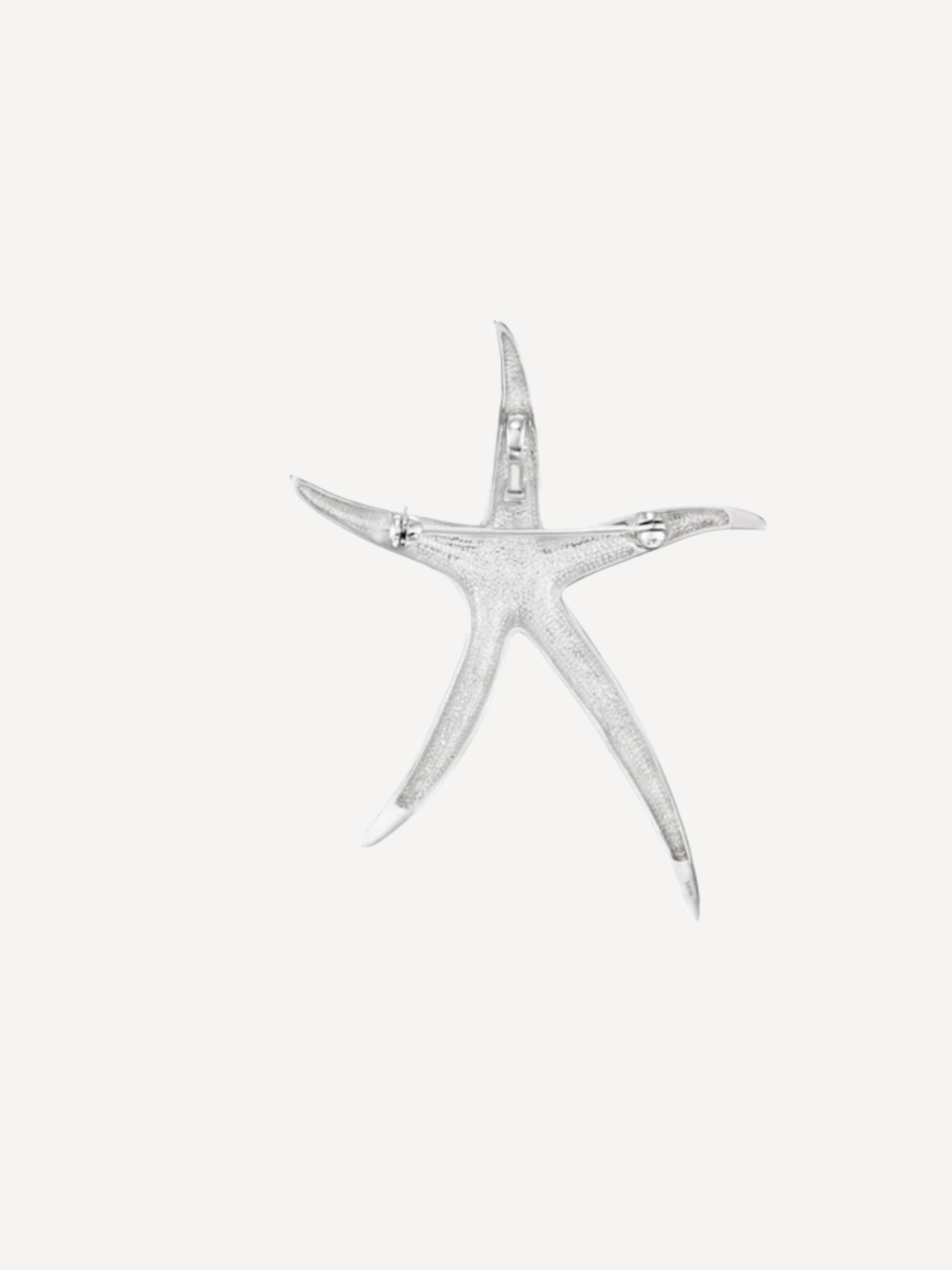Sterling Silver Starfish Brooch