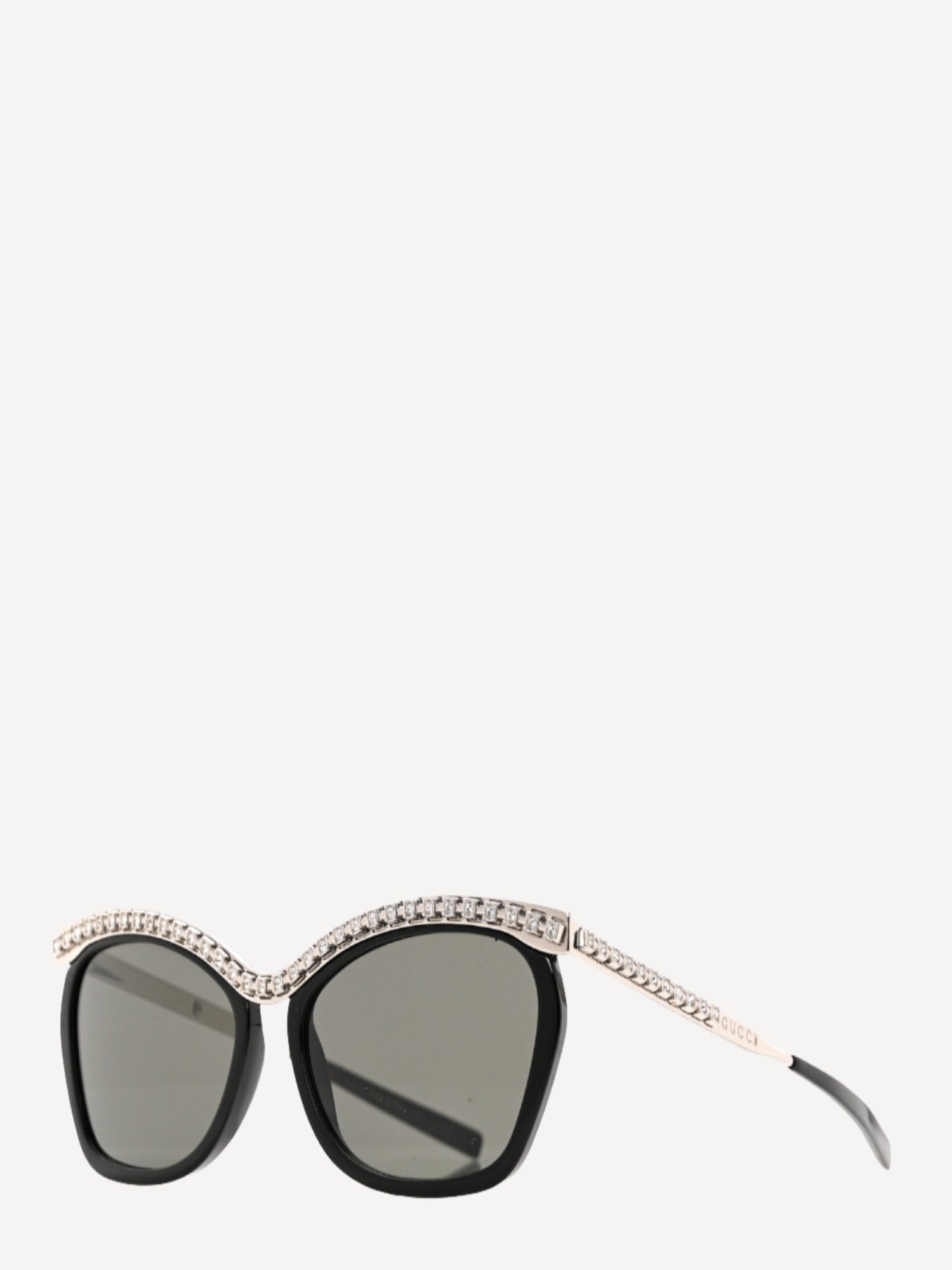 Gucci Crystal Frame Detail Sunglasses