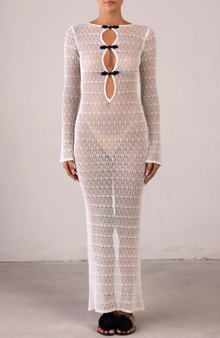 Keyhole Crochet Dress