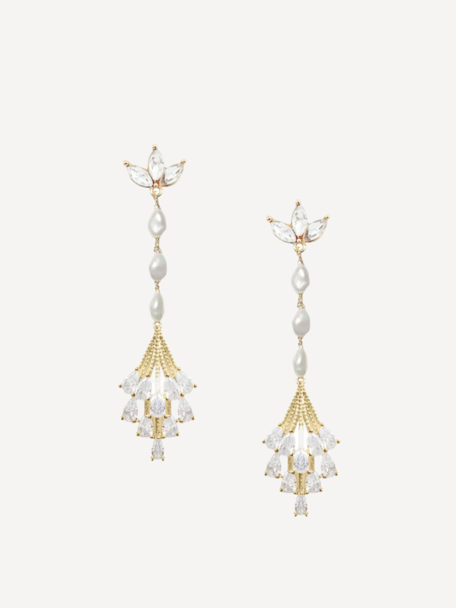 Champagne Dreams Drop Earrings