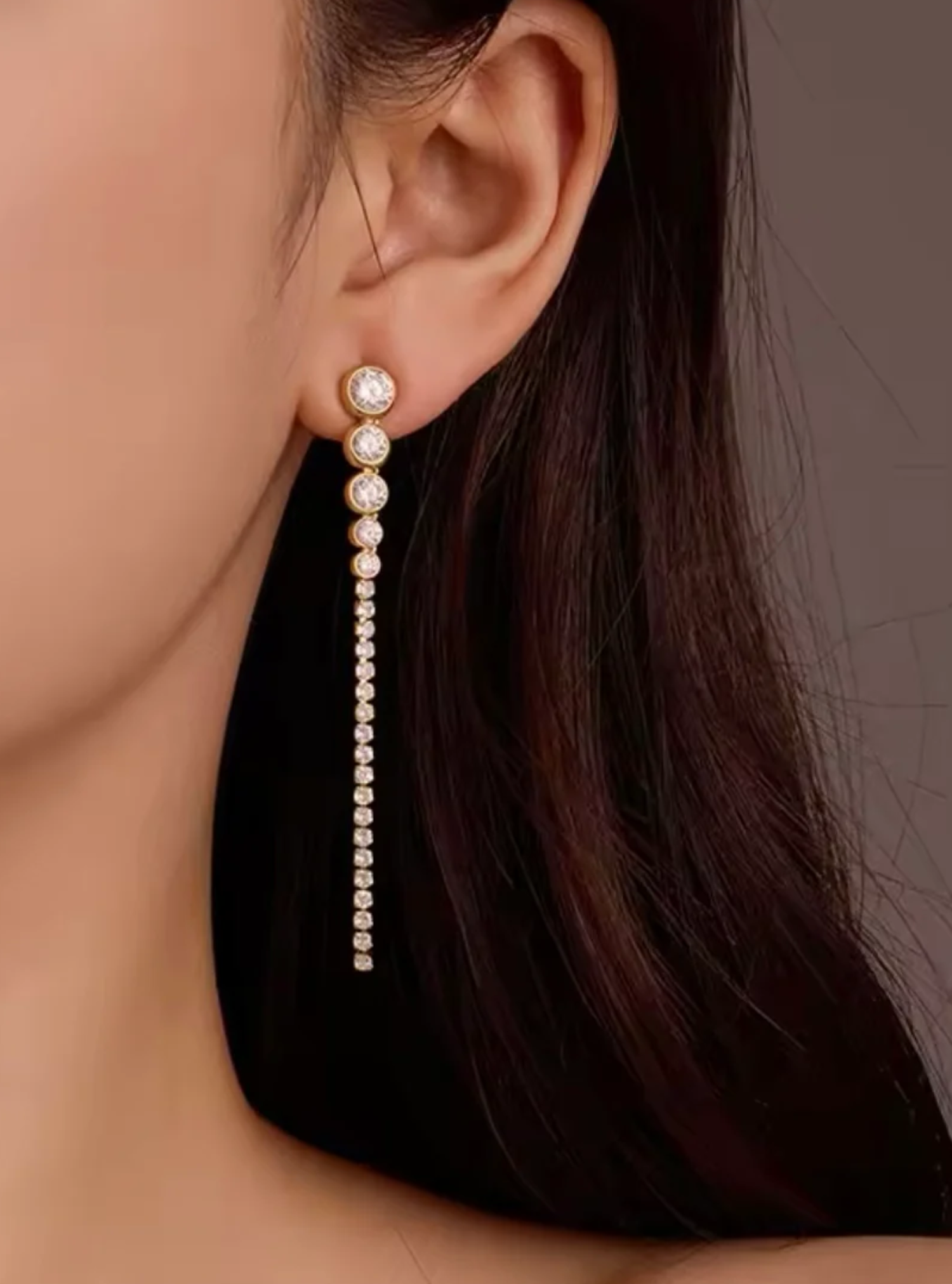 Crystal Ice Drops Earrings