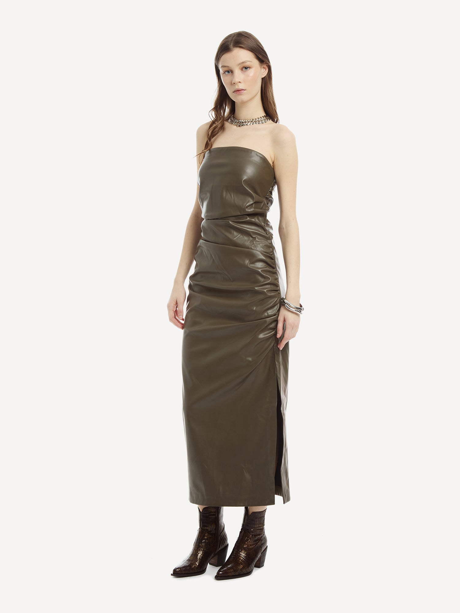 WB Leather Dress