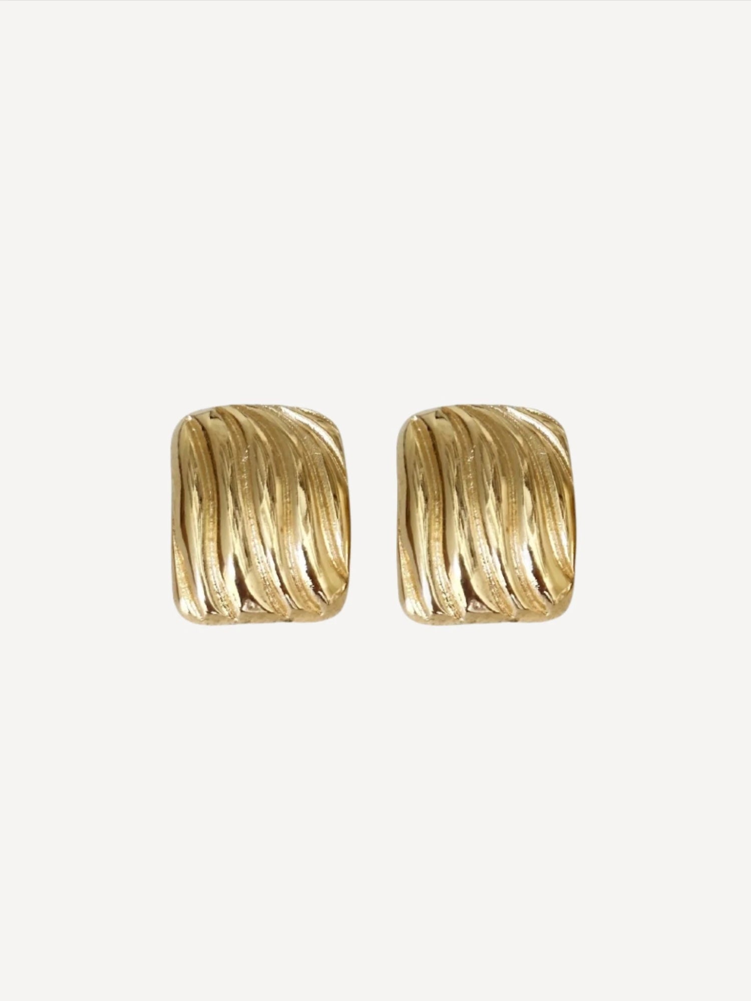 Golden Wave Studs