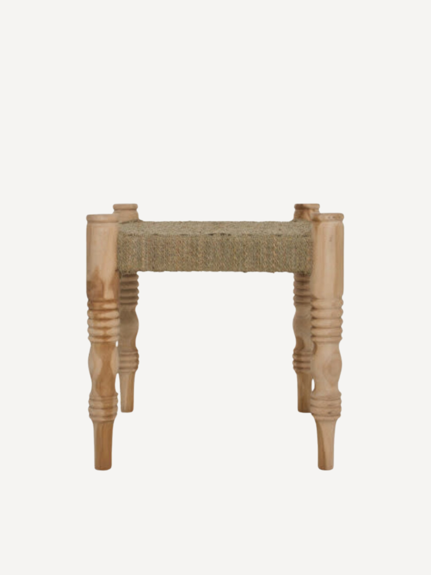 Goa Square Woven Stool