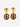 Chanel Letter Earrings