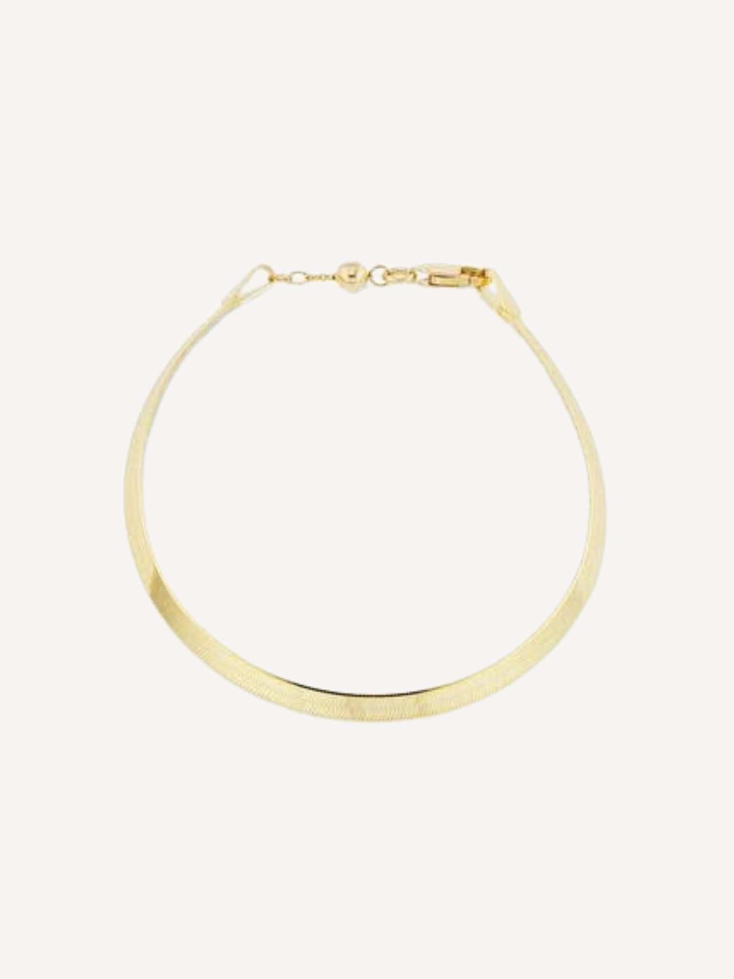 Liquid Gold Herringbone Bracelet
